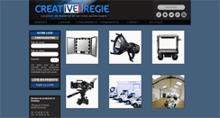 Desktop Screenshot of creativeregie.com